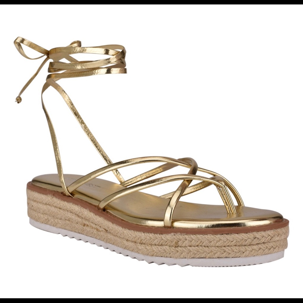 Ankle Wrap Espadrille Sandals